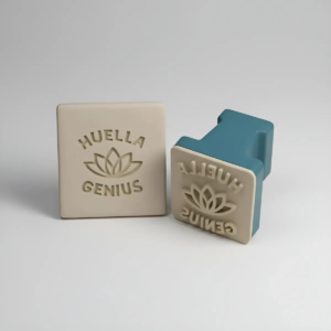 Sello personalizado cerámica, arcilla, jabon y masas