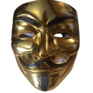 Máscara Anonymous Dorada