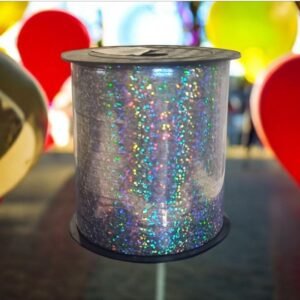 Cinta para globos plata