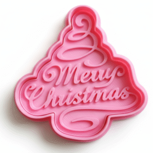 Cortante / Marcador con Diseño Arbol Merry Christmas