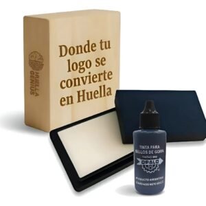 Sello Personalizado + Almohadilla + Tinta